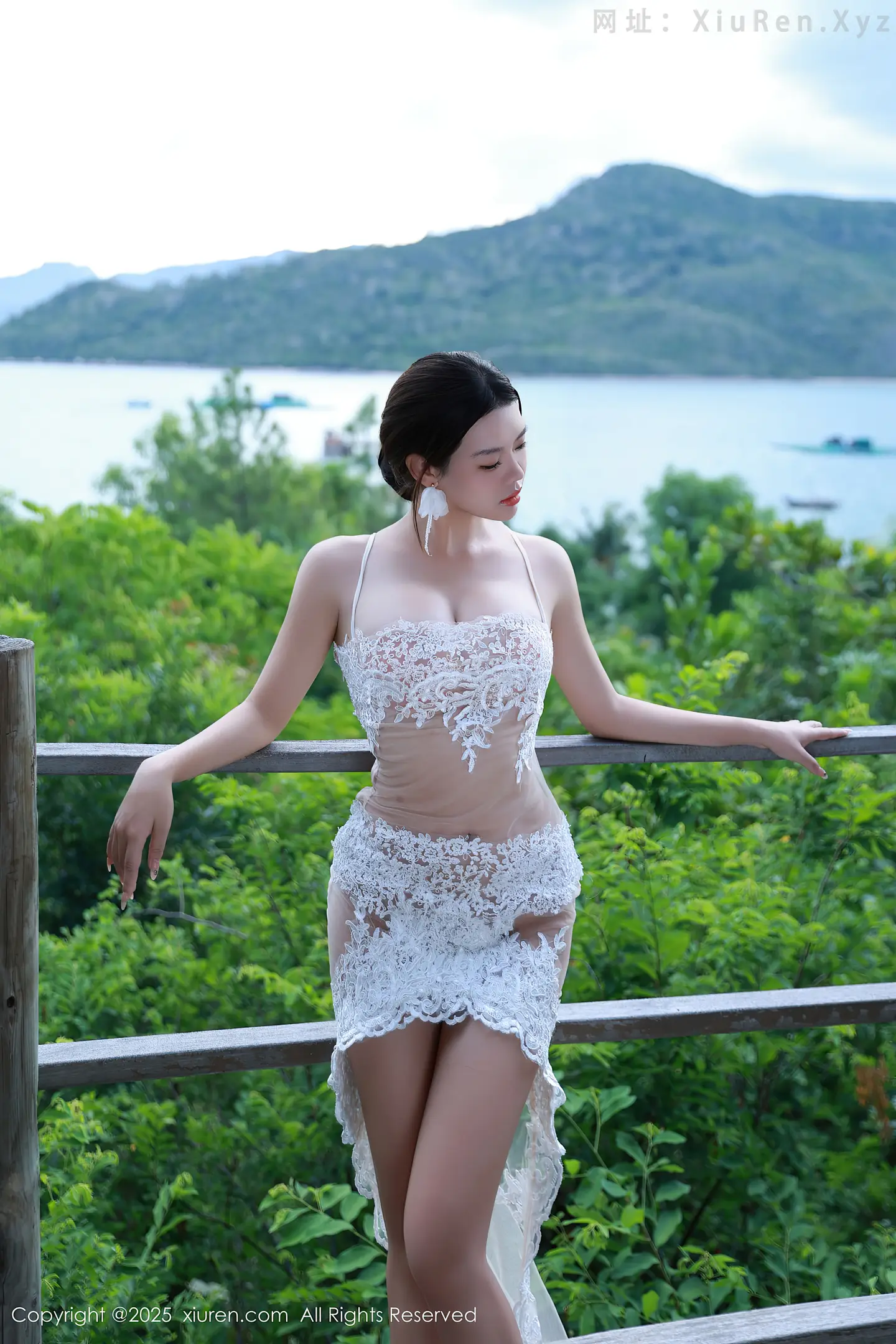 图片[2]-[XiuRen秀人网] VOL.10721 模特叮当DD性感白色情趣服饰配白色丝袜秀完美身材诱惑写真77P-秀人网官方网站